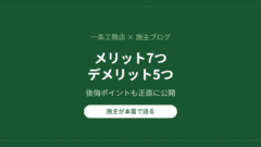 eyecatch merit demerit