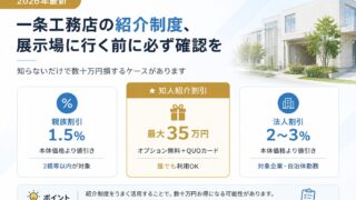 一条工務店 紹介制度
